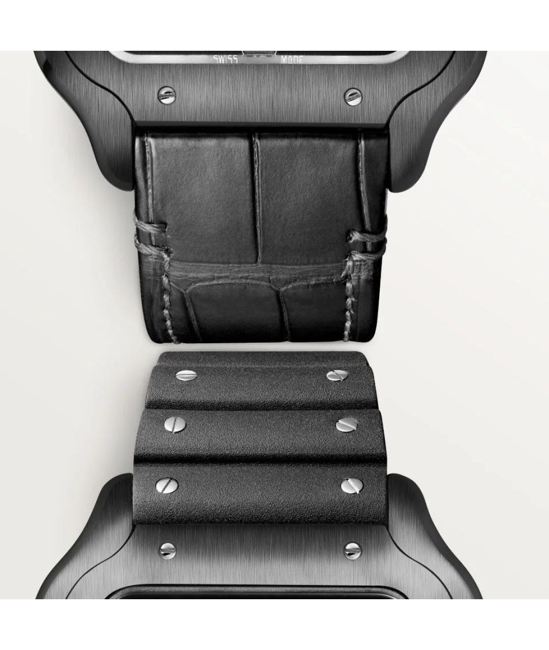 CARTIER Черные часы, фото 3