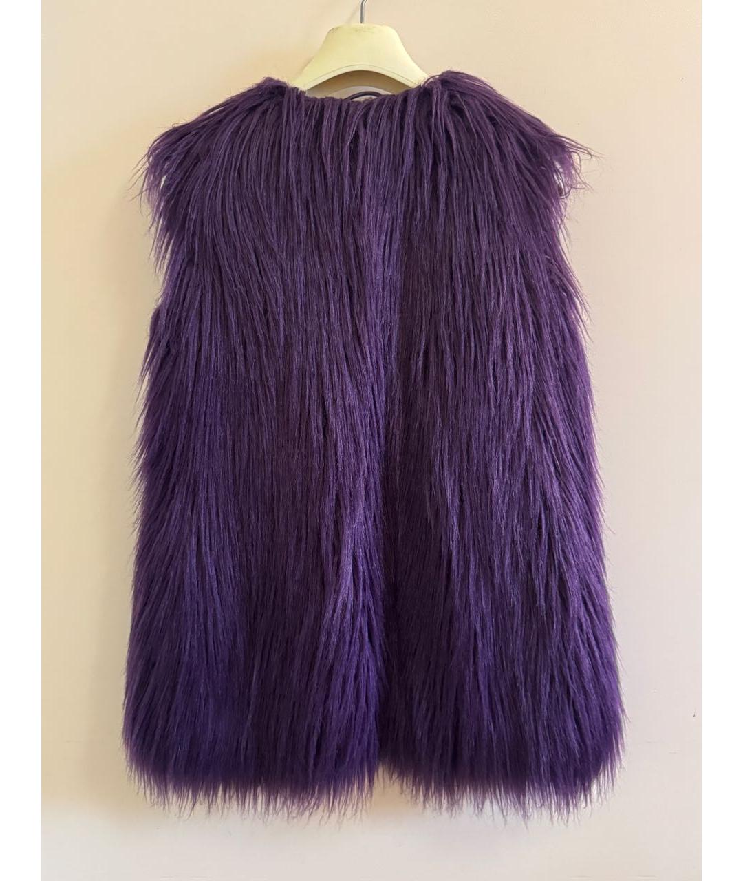 ARMANI JUNIOR Фиолетовый синтетический жакет / жилет, фото 2