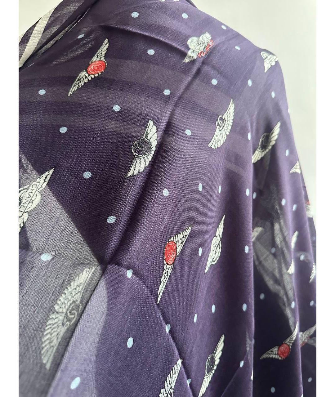 CHANEL Синий платок, фото 5