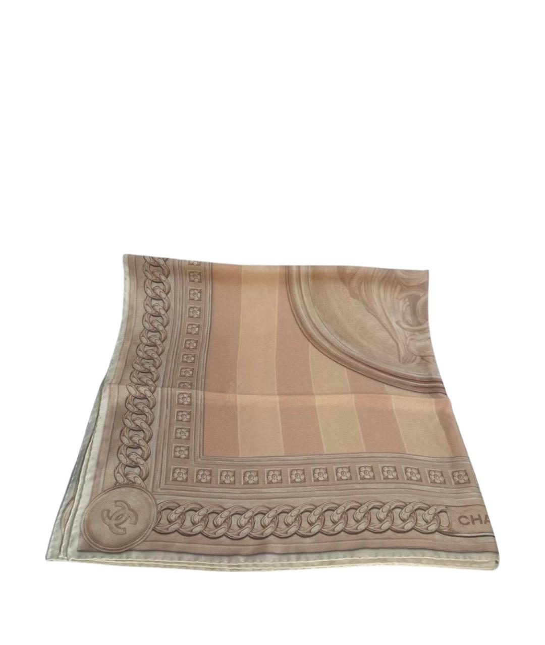 CHANEL Мульти шелковый платок, фото 1
