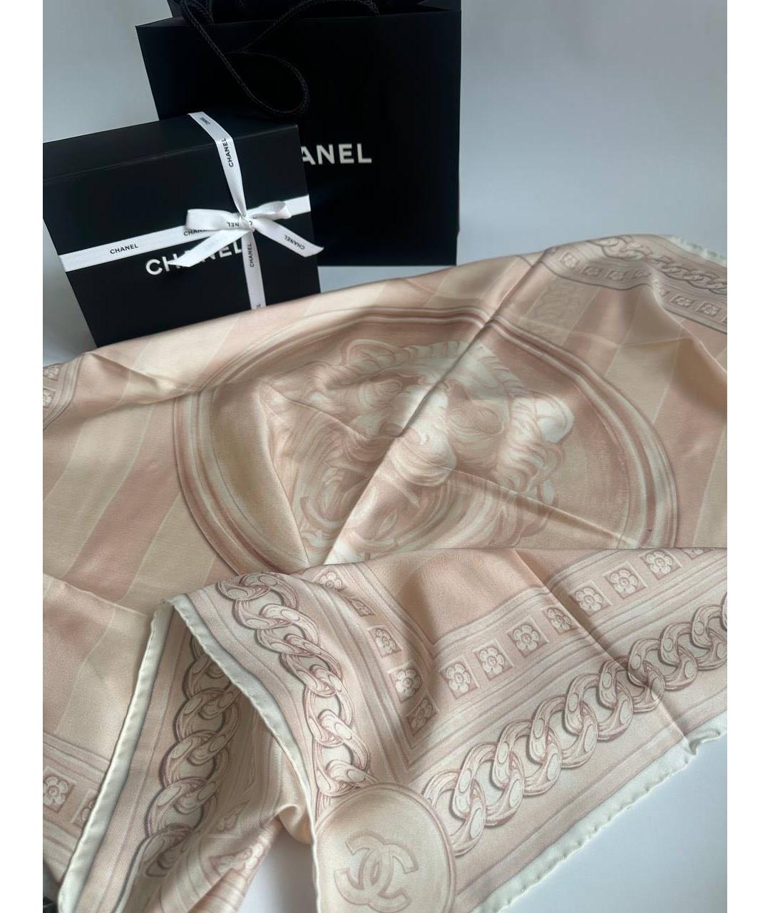 CHANEL Мульти шелковый платок, фото 5