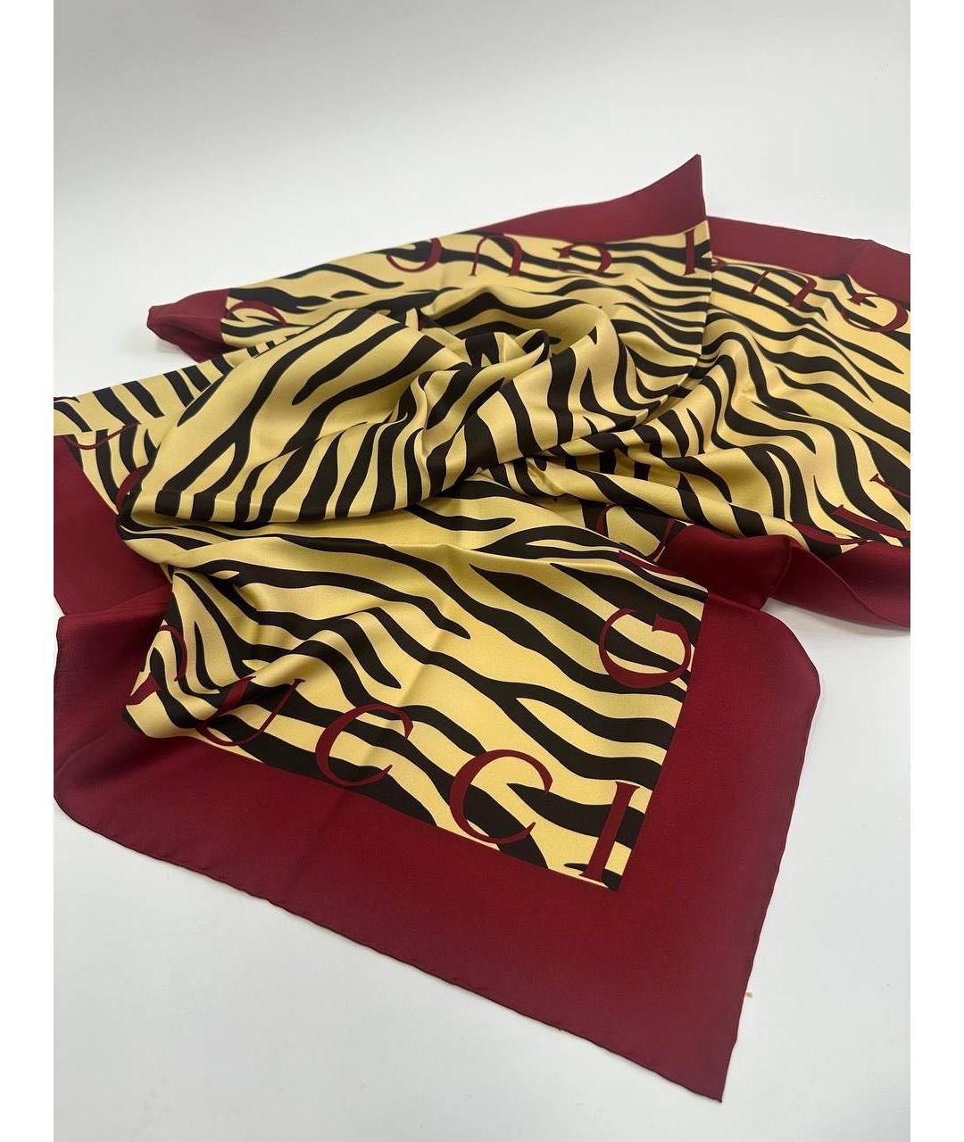 GUCCI Мульти шелковый платок, фото 6