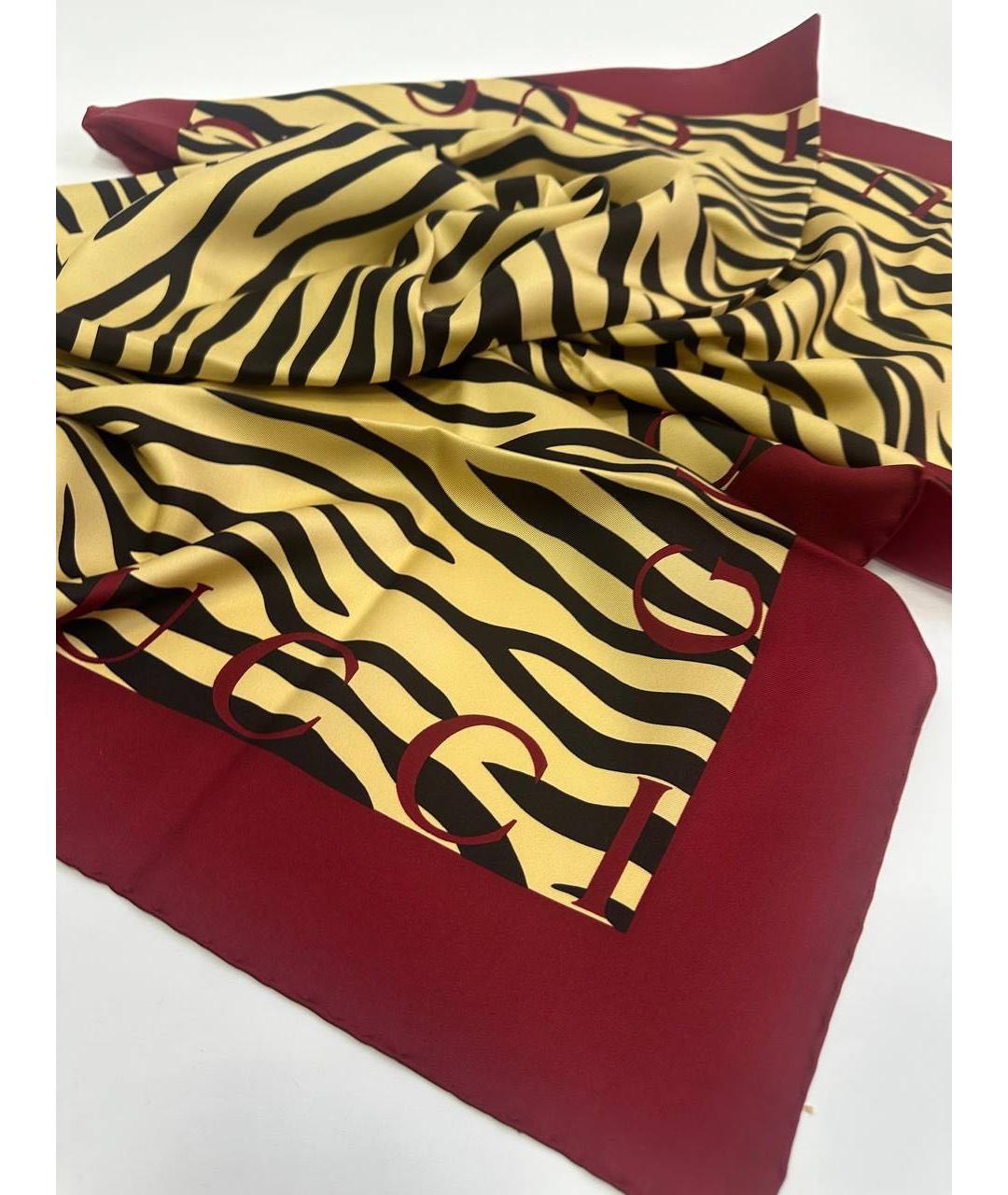 GUCCI Мульти шелковый платок, фото 4