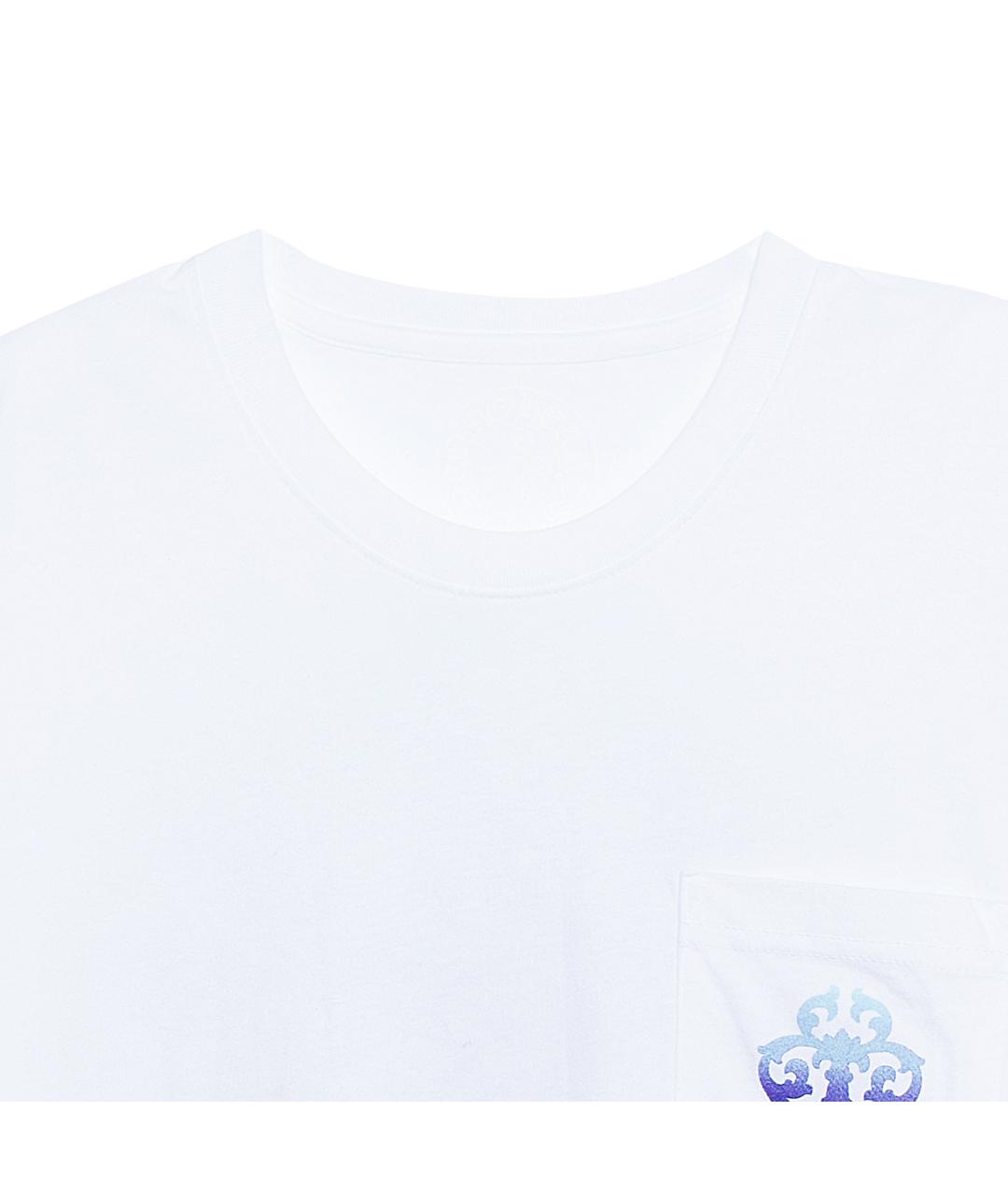 CHROME HEARTS Белая хлопковая футболка, фото 2