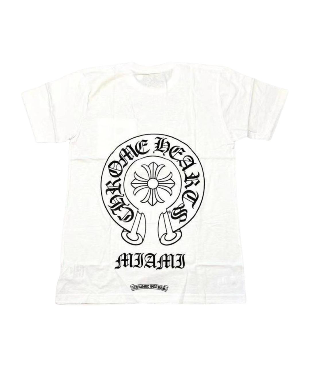 CHROME HEARTS Белая хлопковая футболка, фото 1