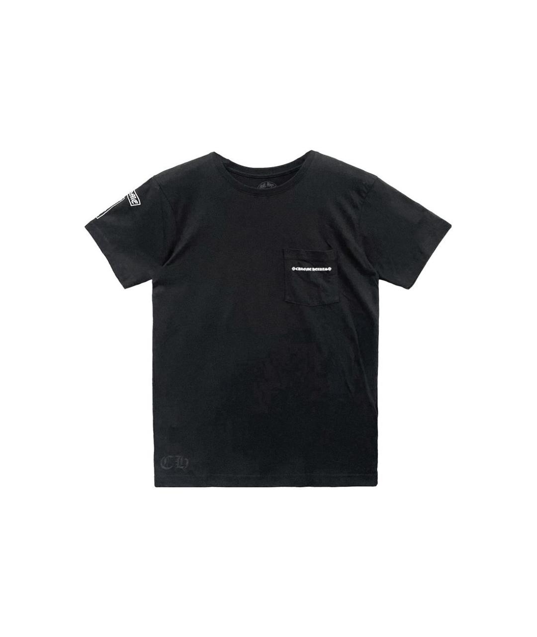 CHROME HEARTS Черная хлопковая футболка, фото 6