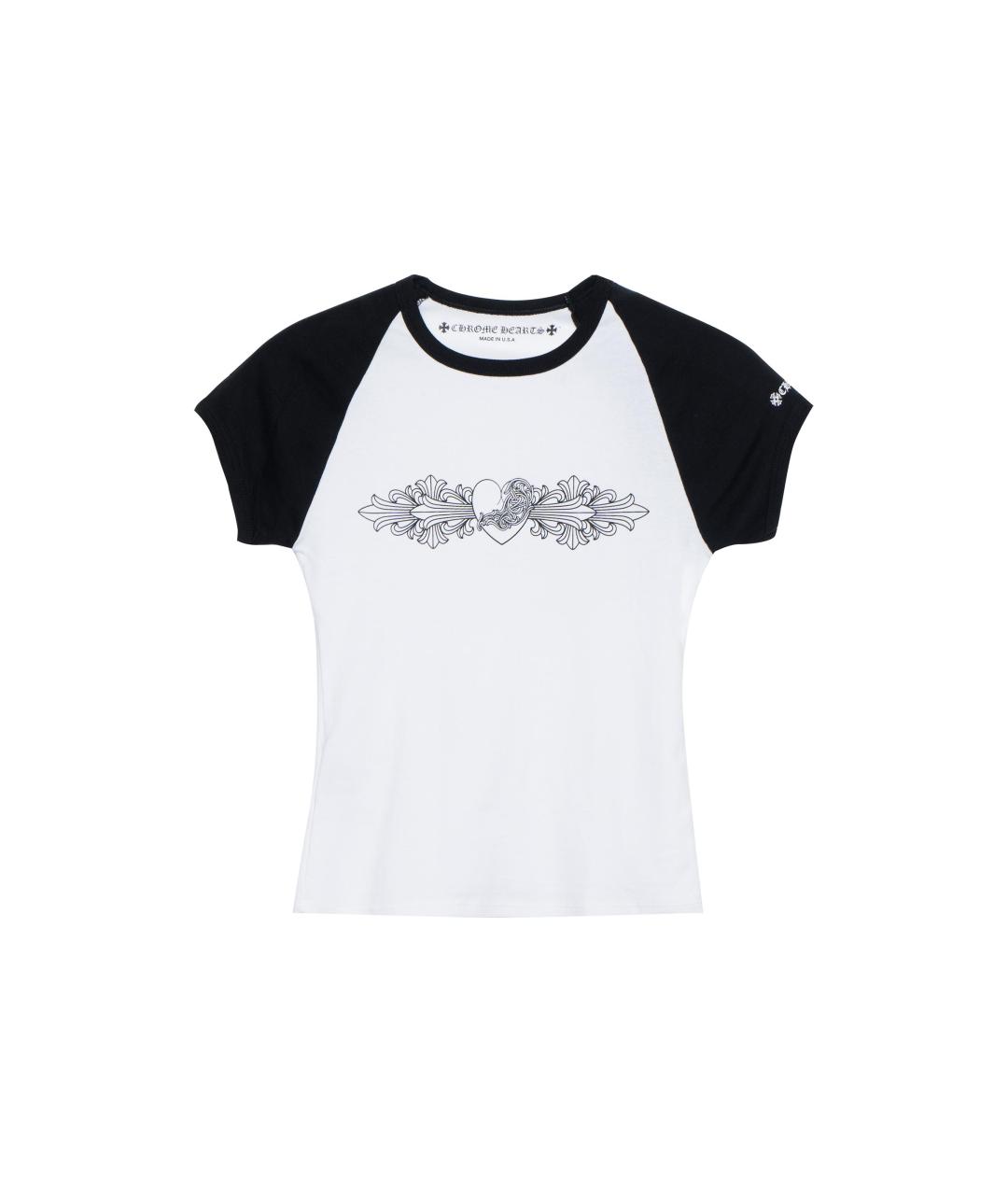 CHROME HEARTS Белая хлопковая футболка, фото 7