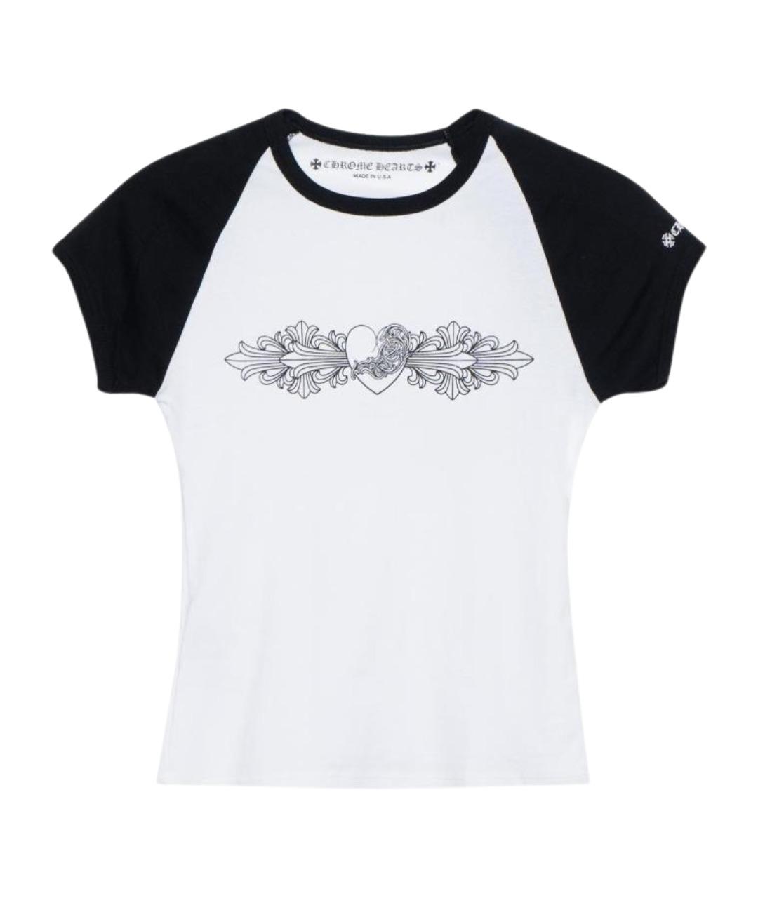 CHROME HEARTS Белая хлопковая футболка, фото 1