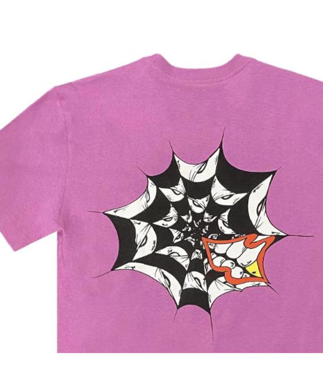 CHROME HEARTS Розовая хлопковая футболка, фото 4