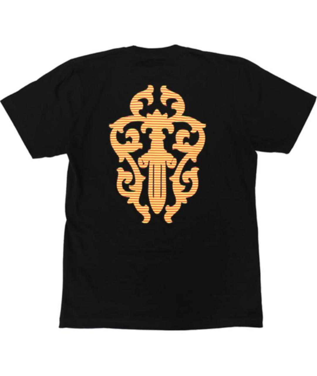 CHROME HEARTS Черная хлопковая футболка, фото 2