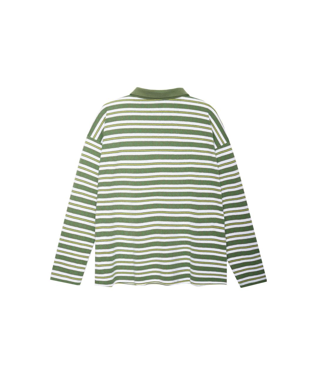 CHROME HEARTS Зеленые хлопковое поло с длинным рукавом, фото 2