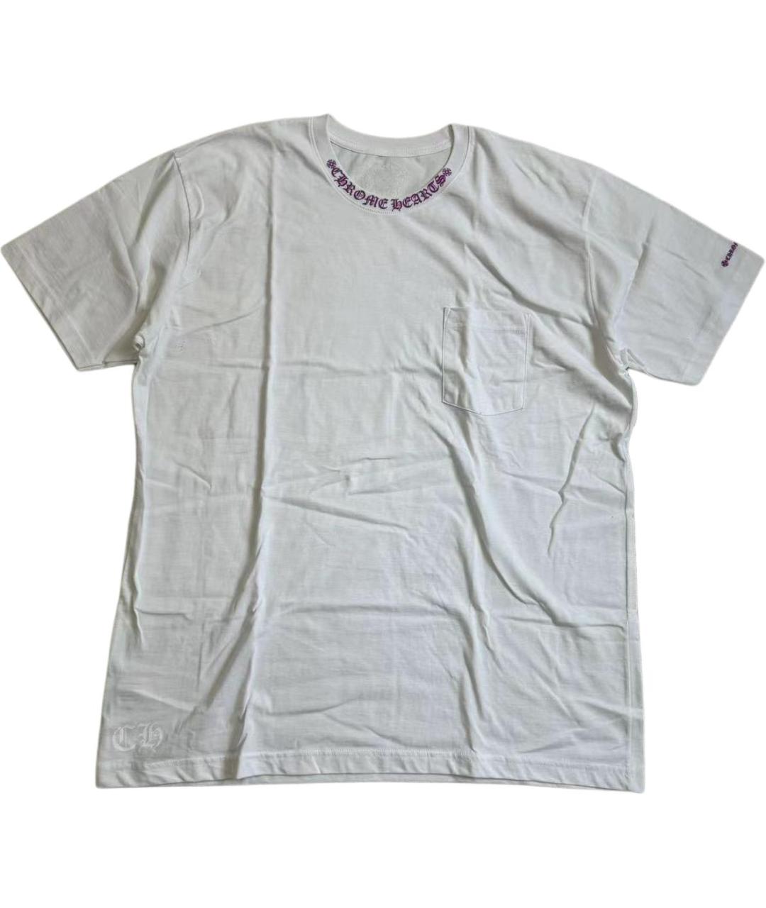 CHROME HEARTS Белая хлопковая футболка, фото 1