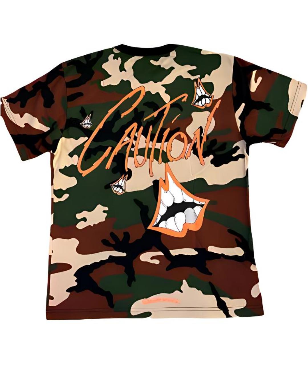 CHROME HEARTS Зеленая хлопковая футболка, фото 2