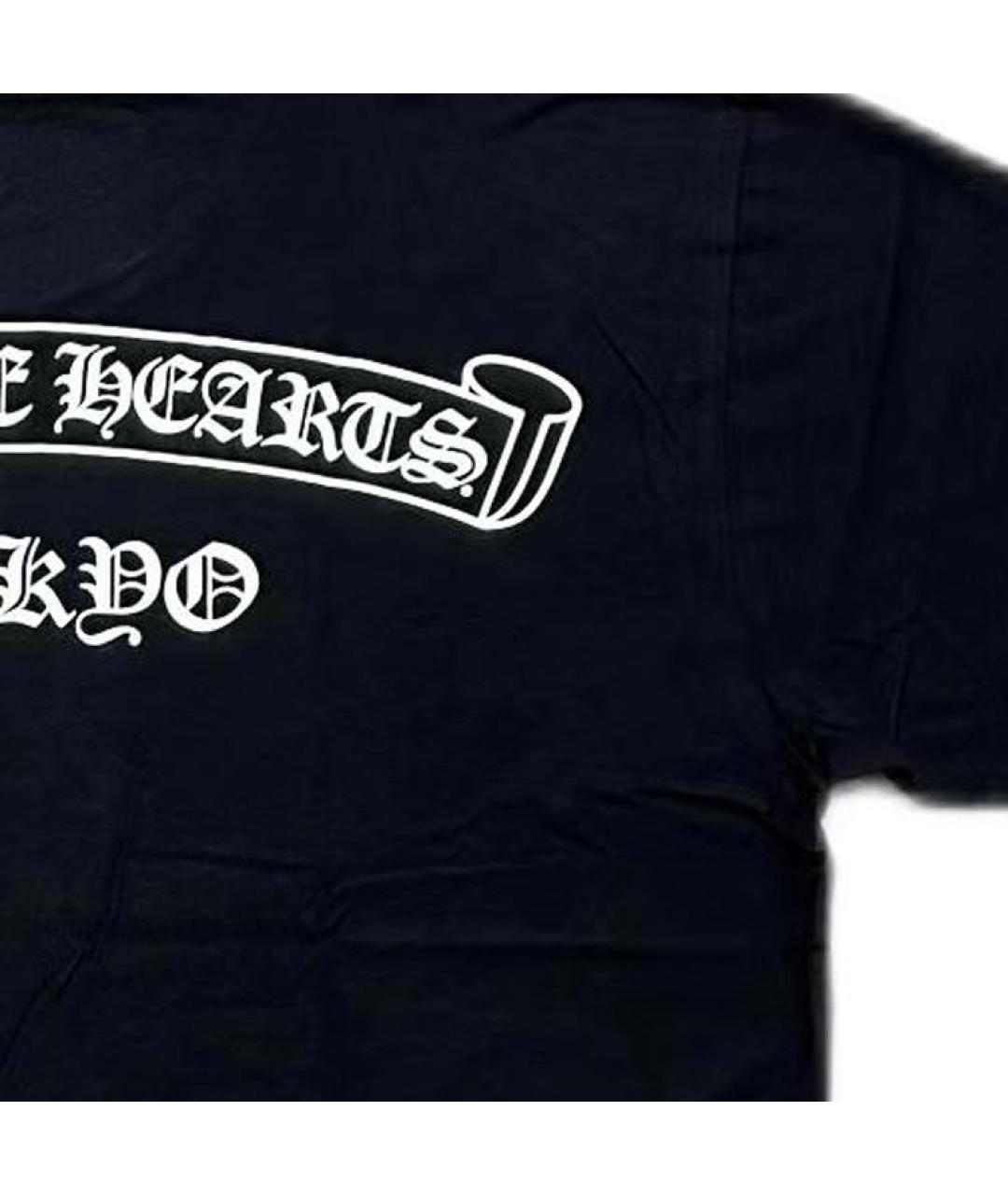 CHROME HEARTS Черная хлопковая футболка, фото 6