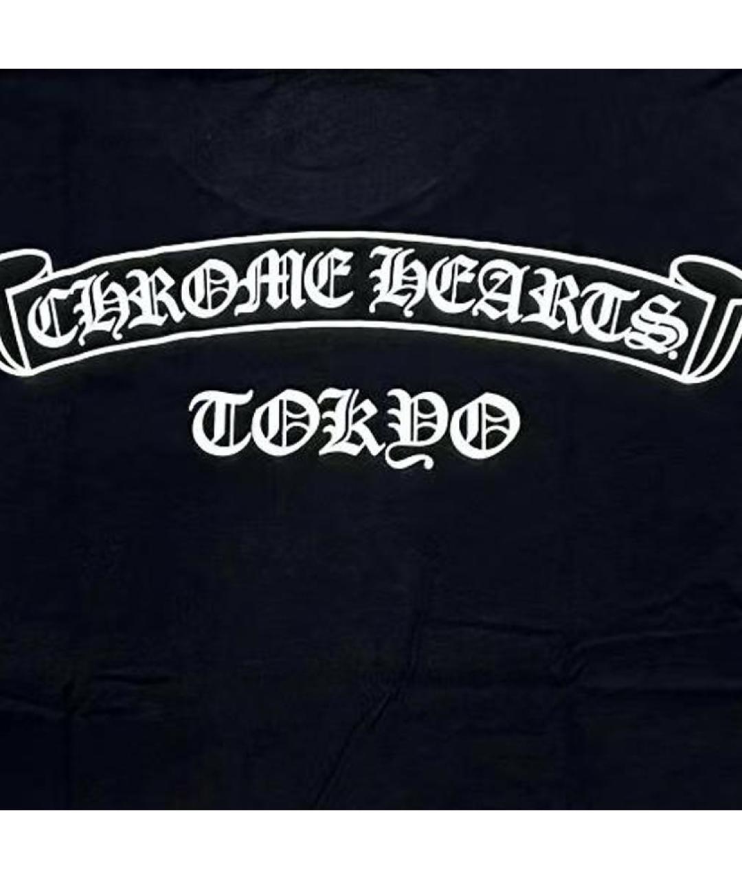 CHROME HEARTS Черная хлопковая футболка, фото 3