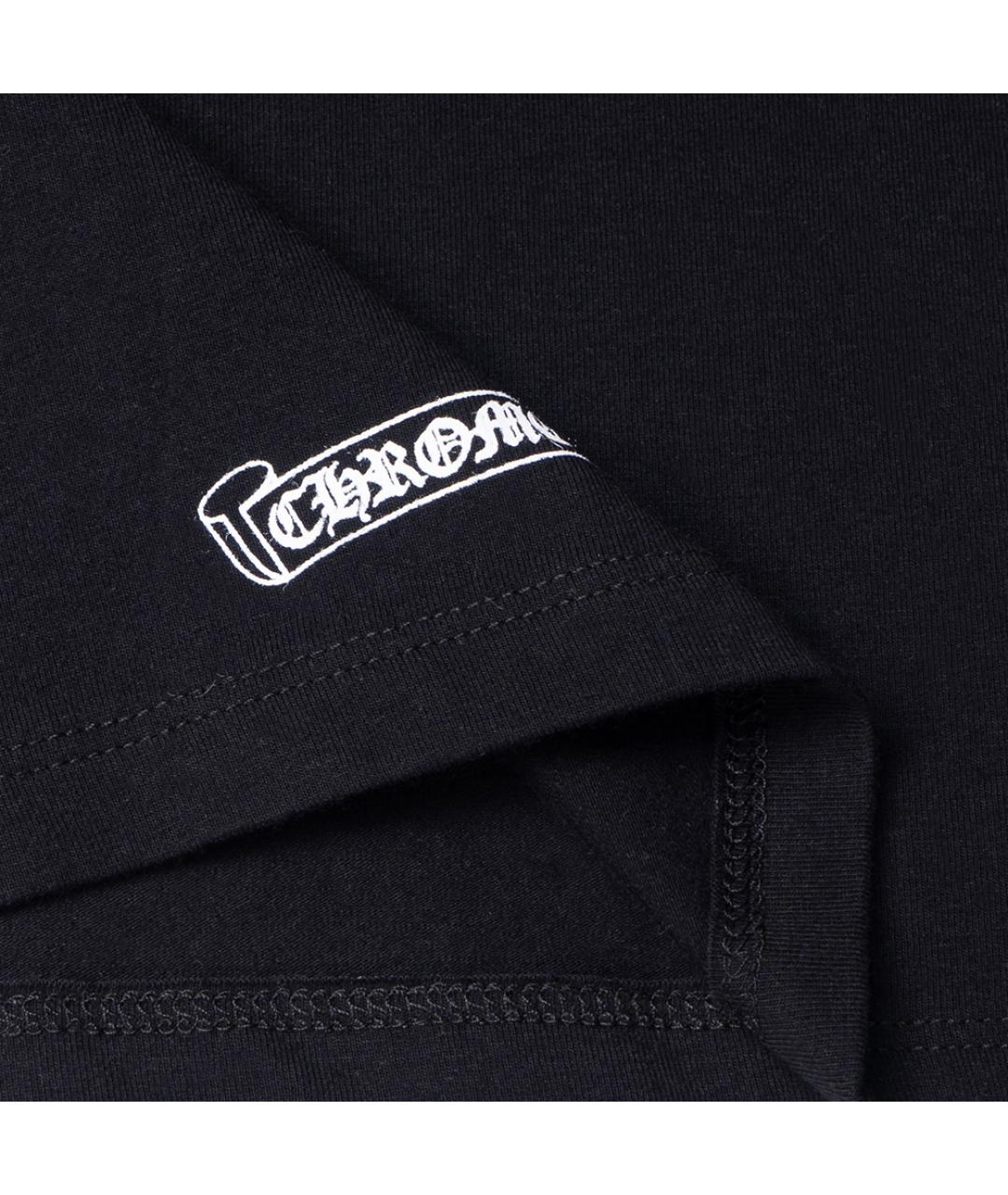 CHROME HEARTS Черная хлопковая майка, фото 5