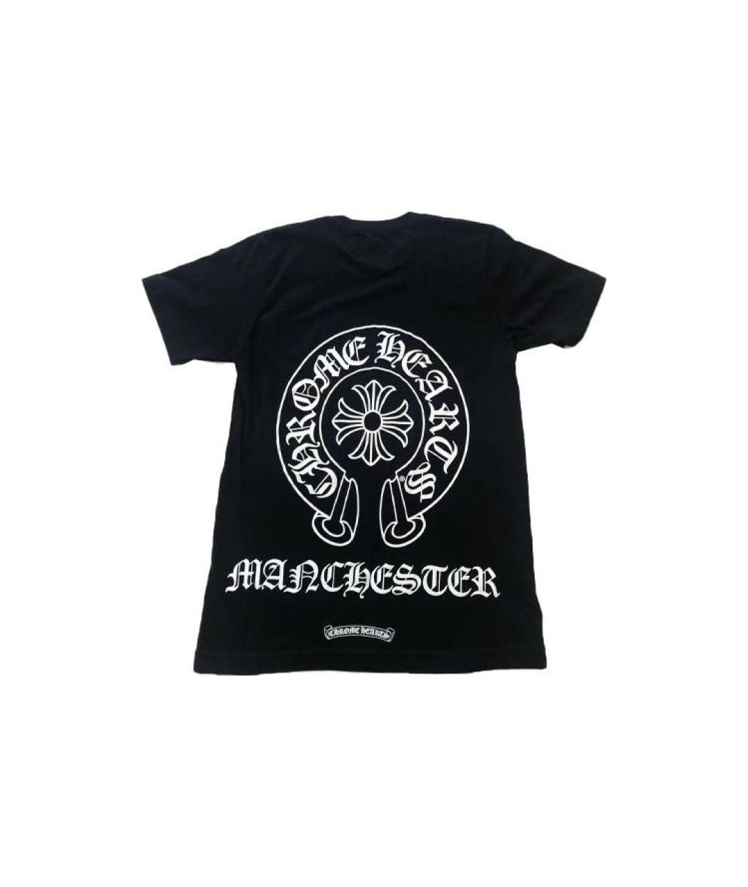 CHROME HEARTS Черная хлопковая футболка, фото 2