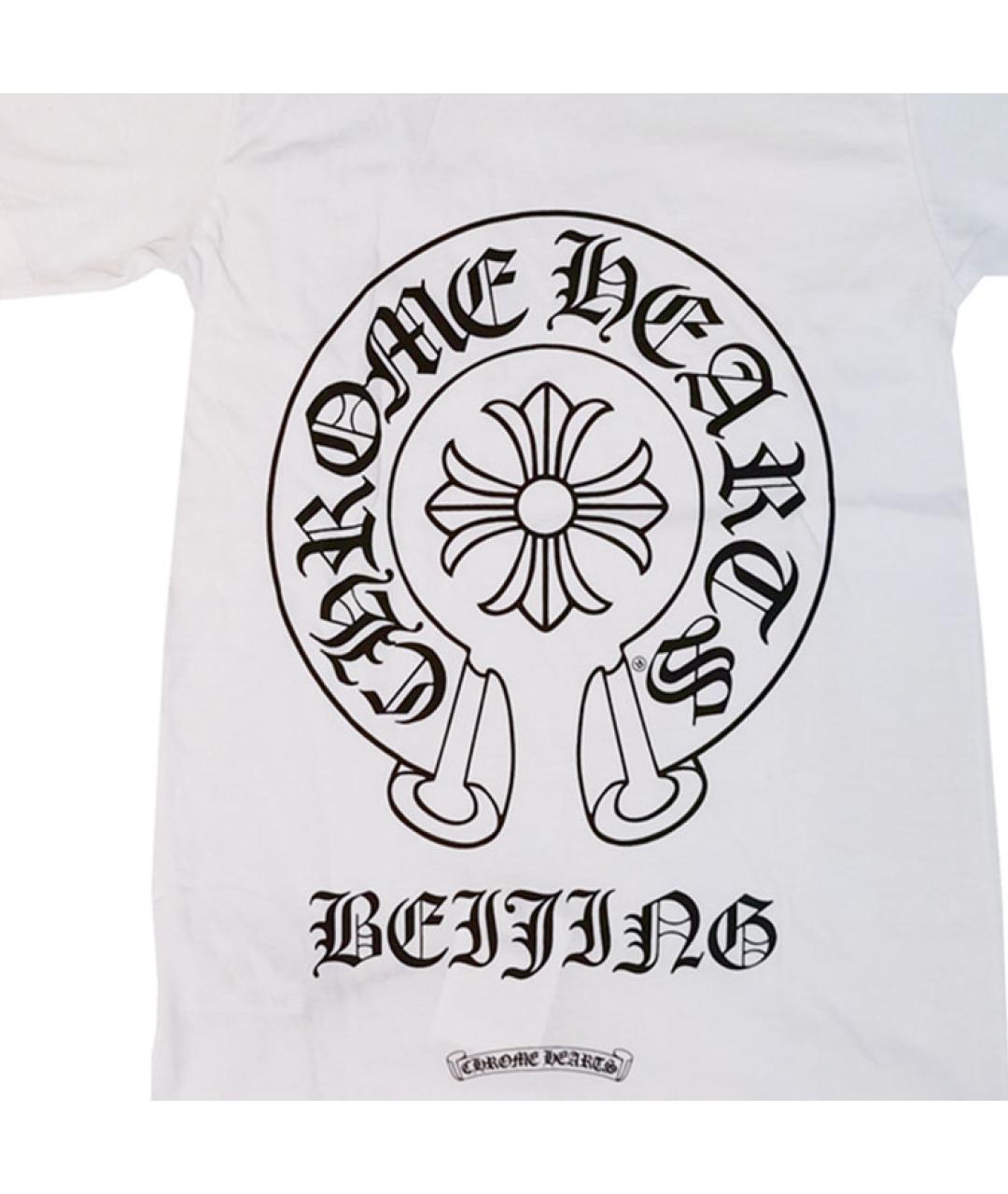 CHROME HEARTS Белая хлопковая футболка, фото 2