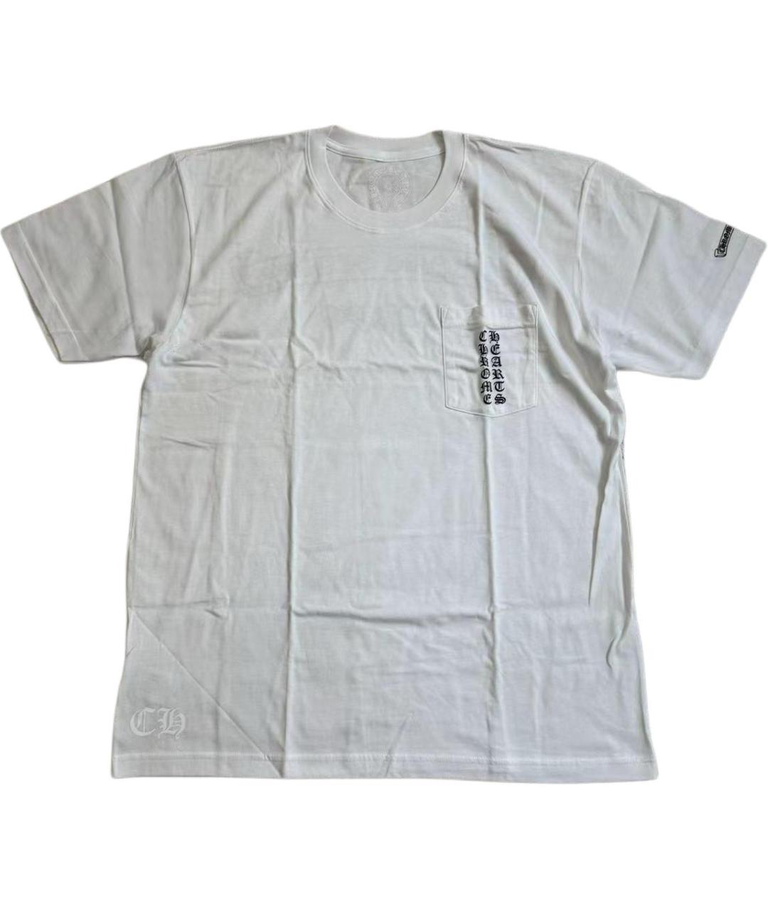 CHROME HEARTS Белая хлопковая футболка, фото 1
