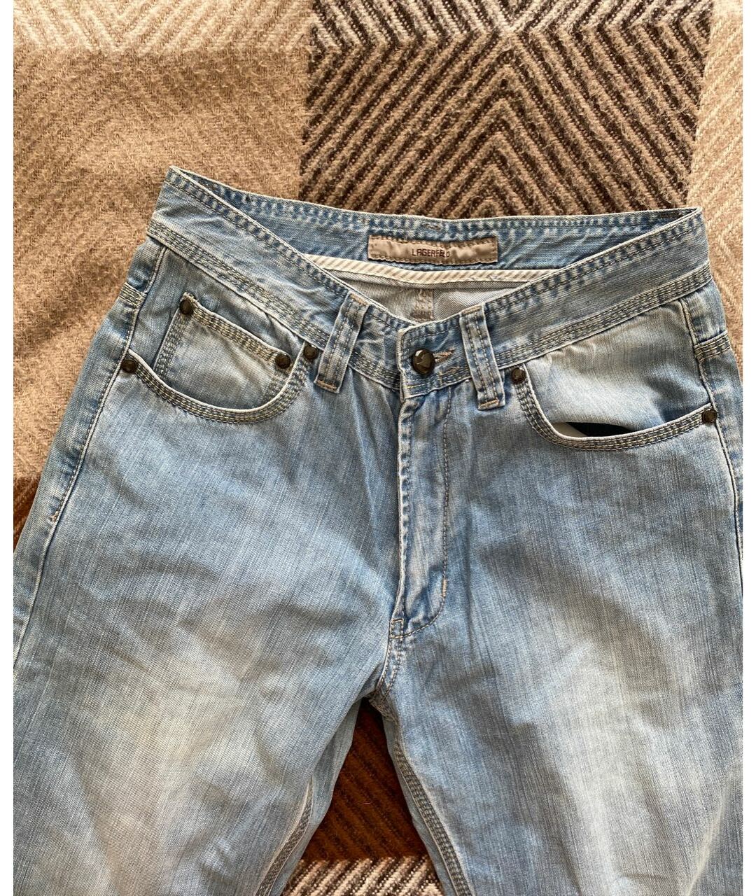 KARL LAGERFELD Голубые хлопковые джинсы, фото 6