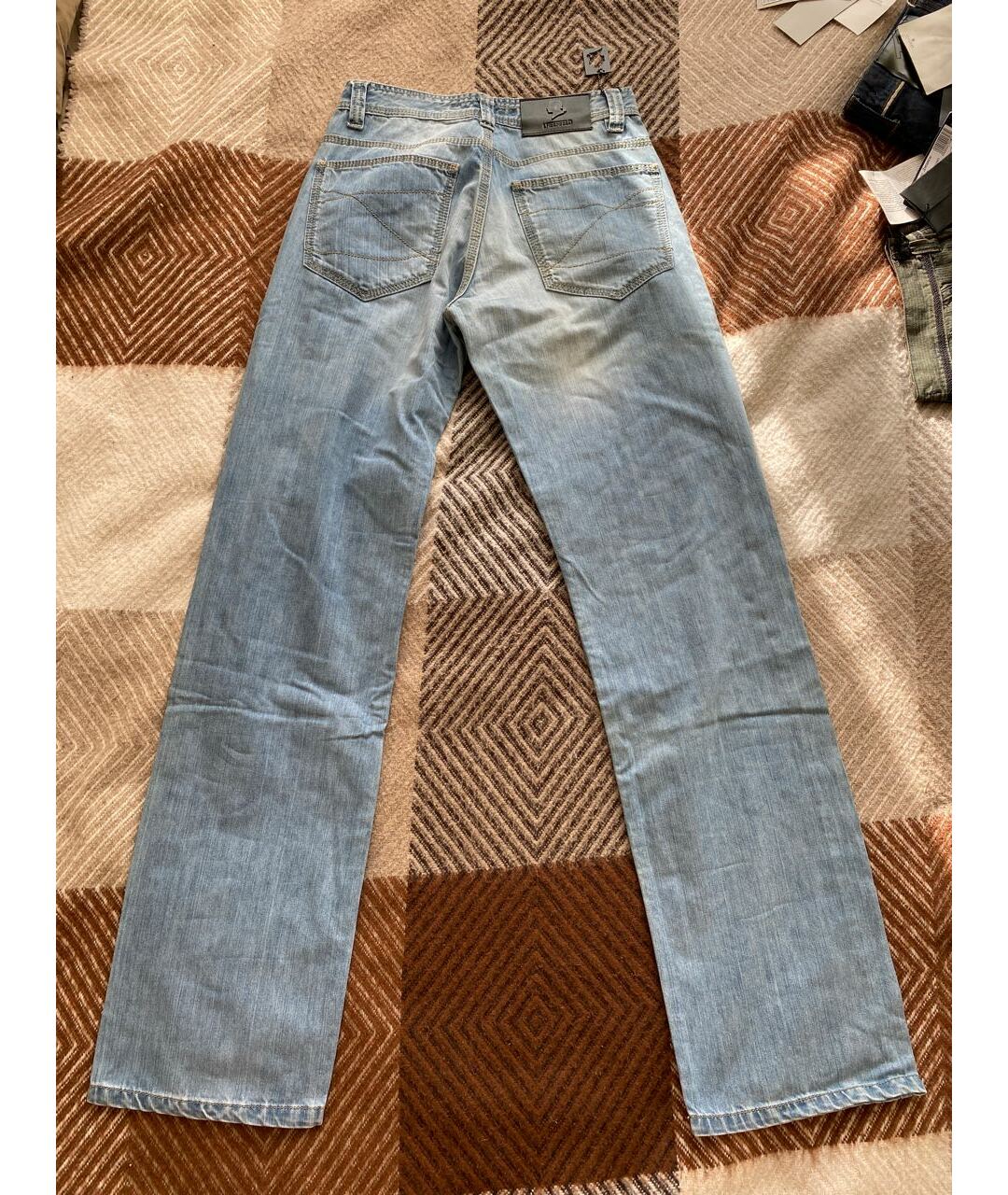 KARL LAGERFELD Голубые хлопковые джинсы, фото 2