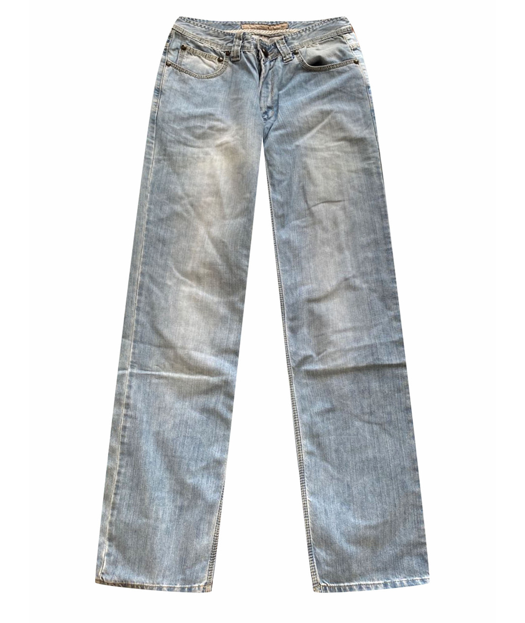 KARL LAGERFELD Голубые хлопковые джинсы, фото 1