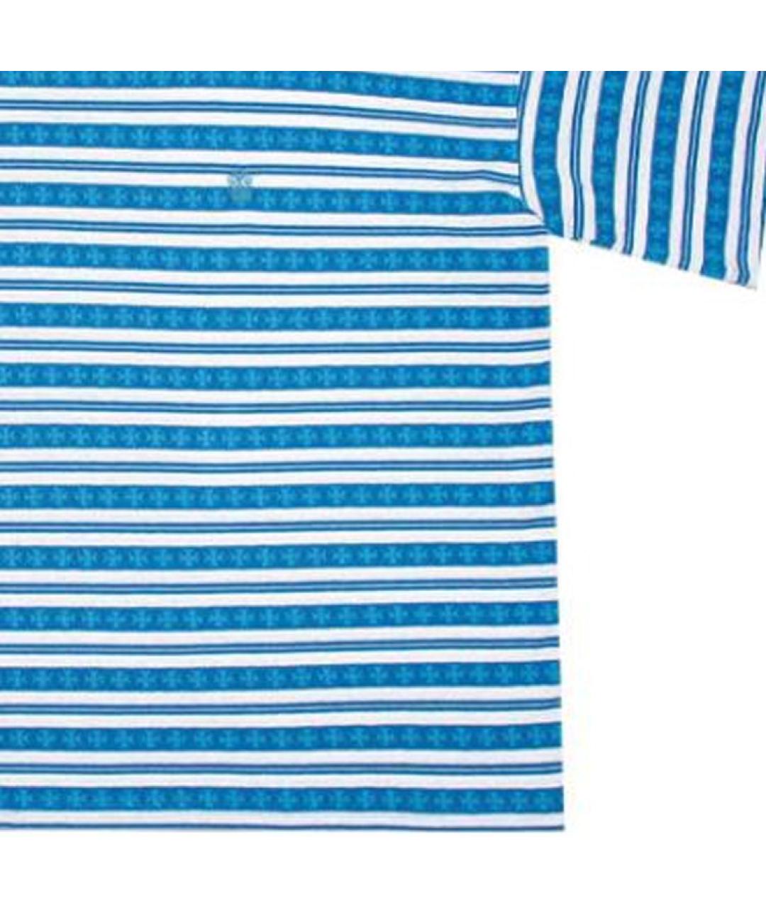 CHROME HEARTS Синяя хлопковая футболка, фото 7