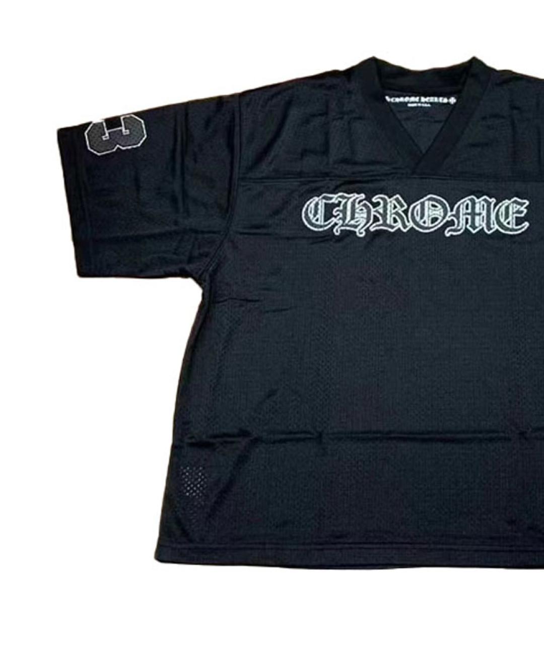 CHROME HEARTS Черная хлопковая футболка, фото 6