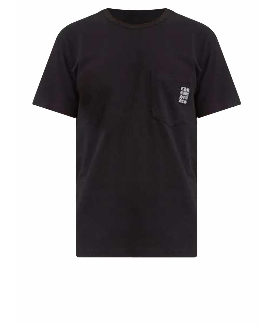 CHROME HEARTS Черная хлопковая футболка, фото 1