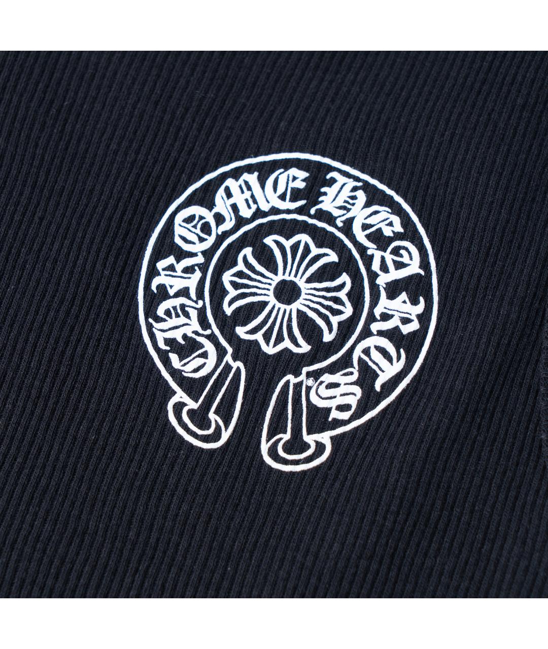 CHROME HEARTS Черная хлопковая майка, фото 4