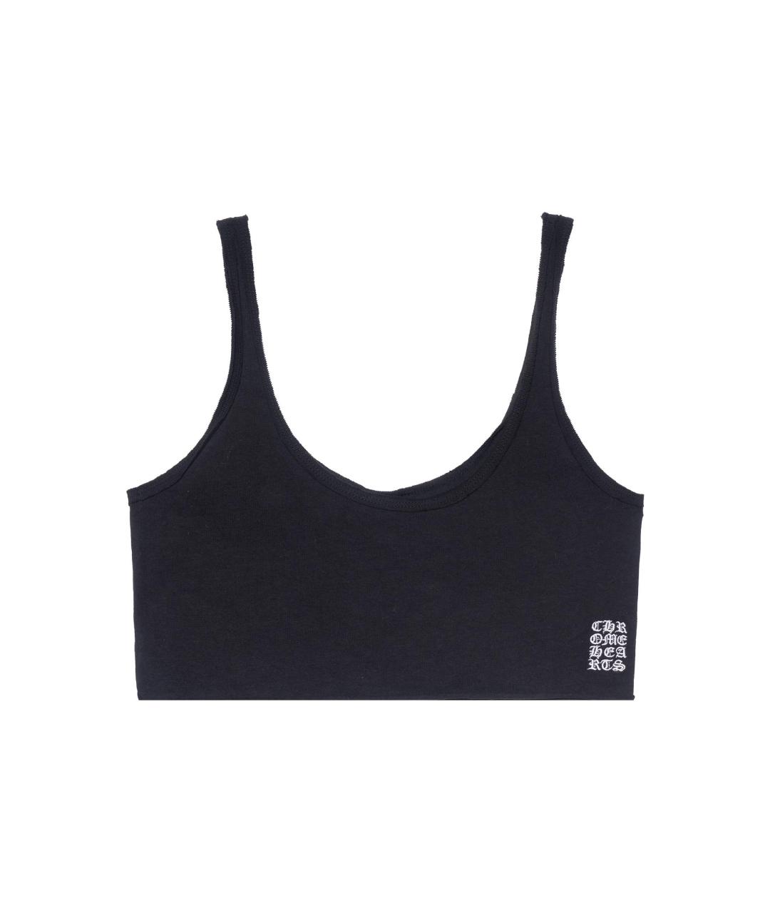 CHROME HEARTS Черная хлопковая майка, фото 1