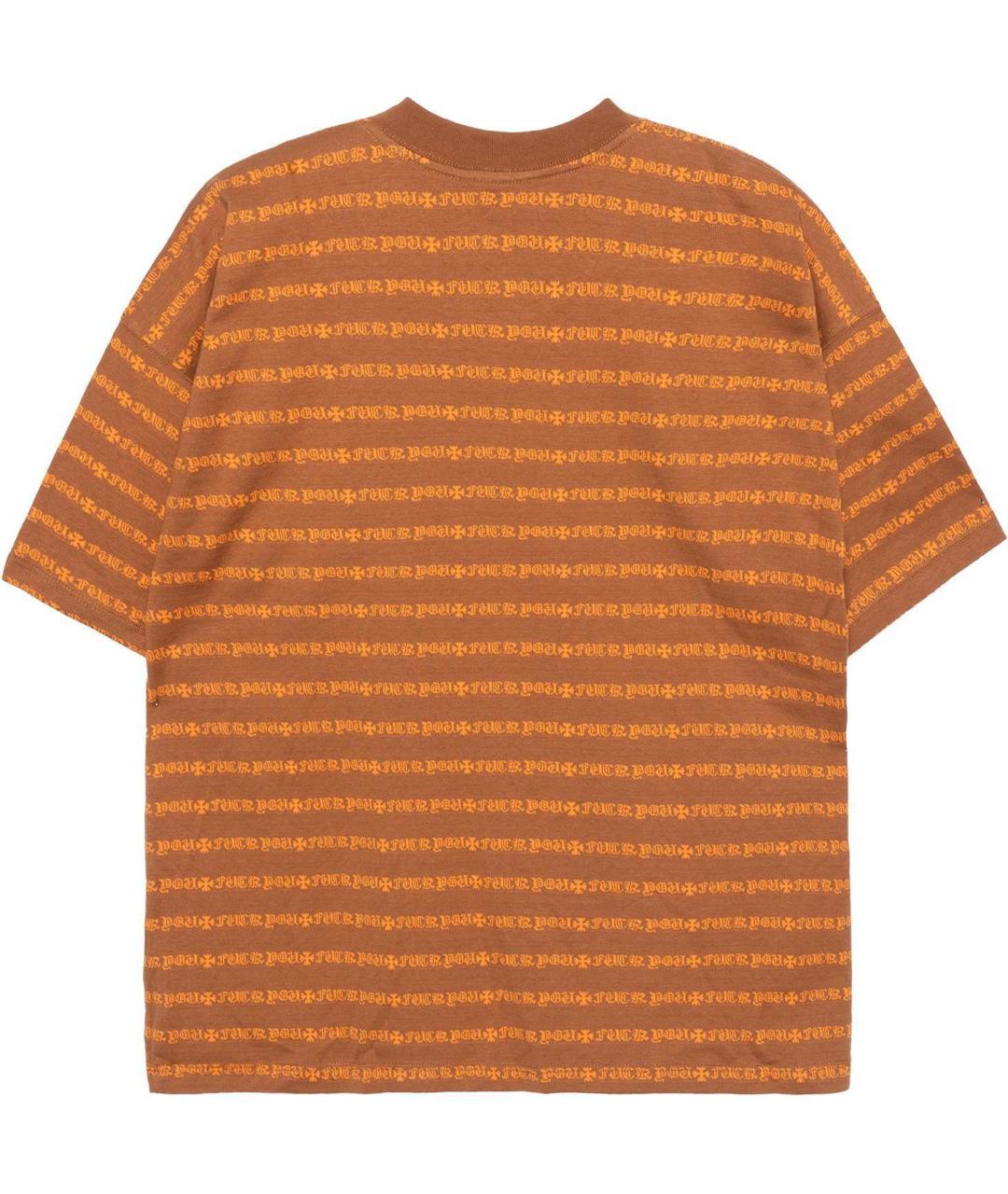 CHROME HEARTS Оранжевая хлопковая футболка, фото 2