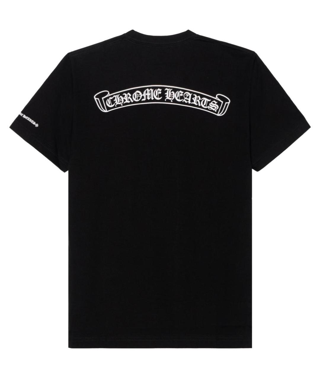 CHROME HEARTS Черная футболка, фото 2