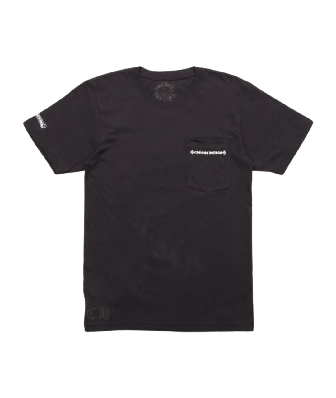 CHROME HEARTS Черная хлопковая футболка, фото 1