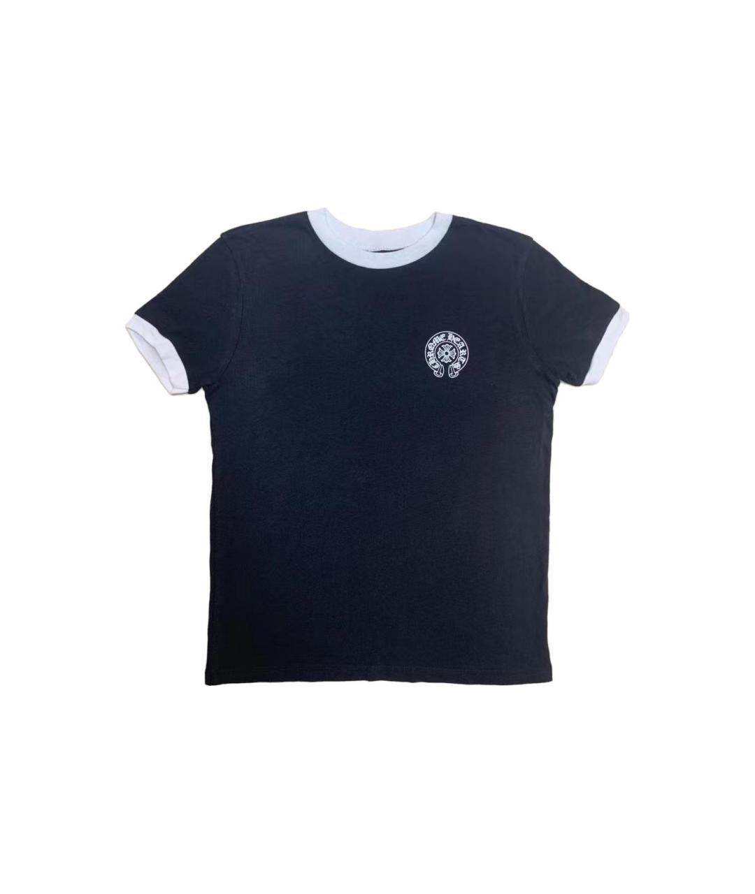 CHROME HEARTS Черная хлопковая футболка, фото 1