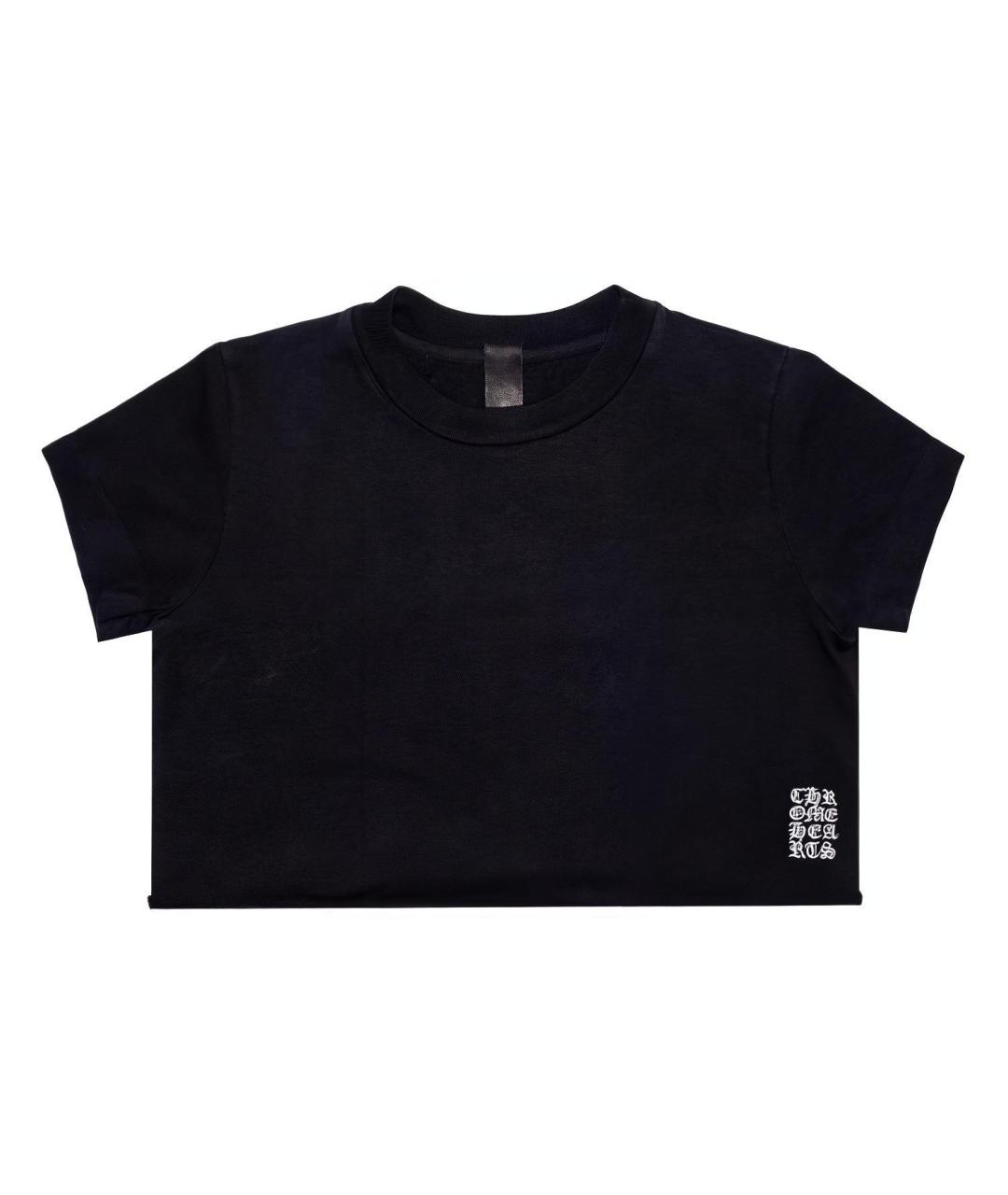 CHROME HEARTS Черная хлопковая футболка, фото 1