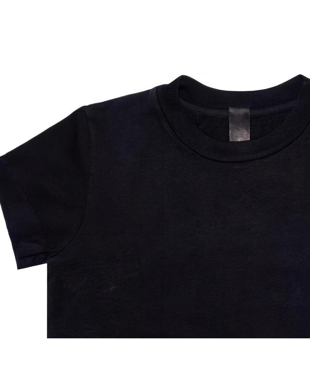 CHROME HEARTS Черная хлопковая футболка, фото 3