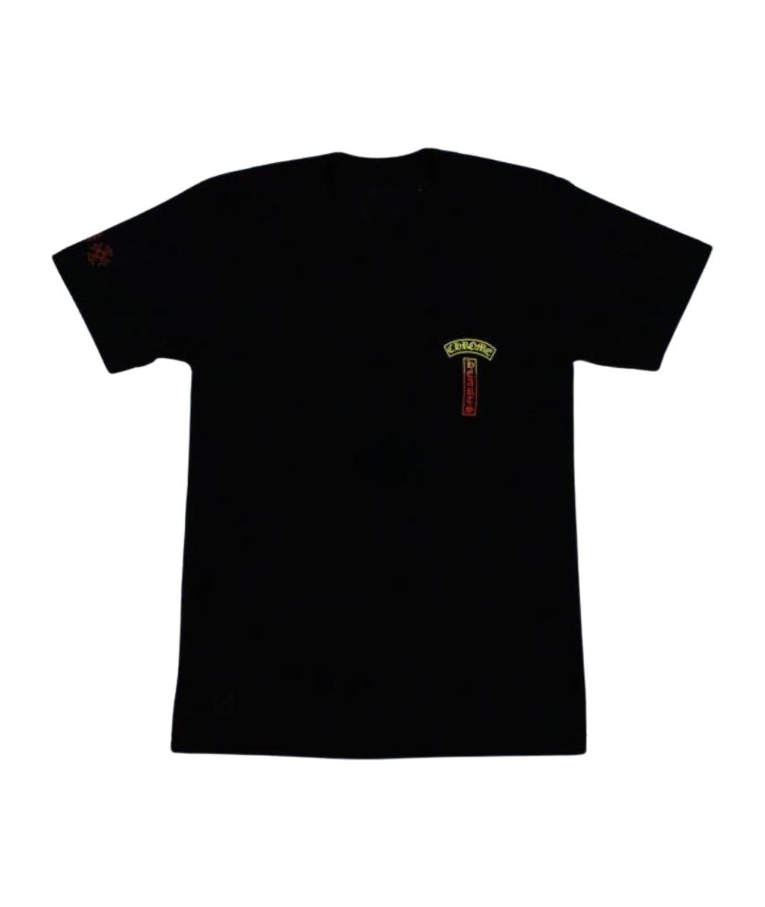 CHROME HEARTS Черная хлопковая футболка, фото 1
