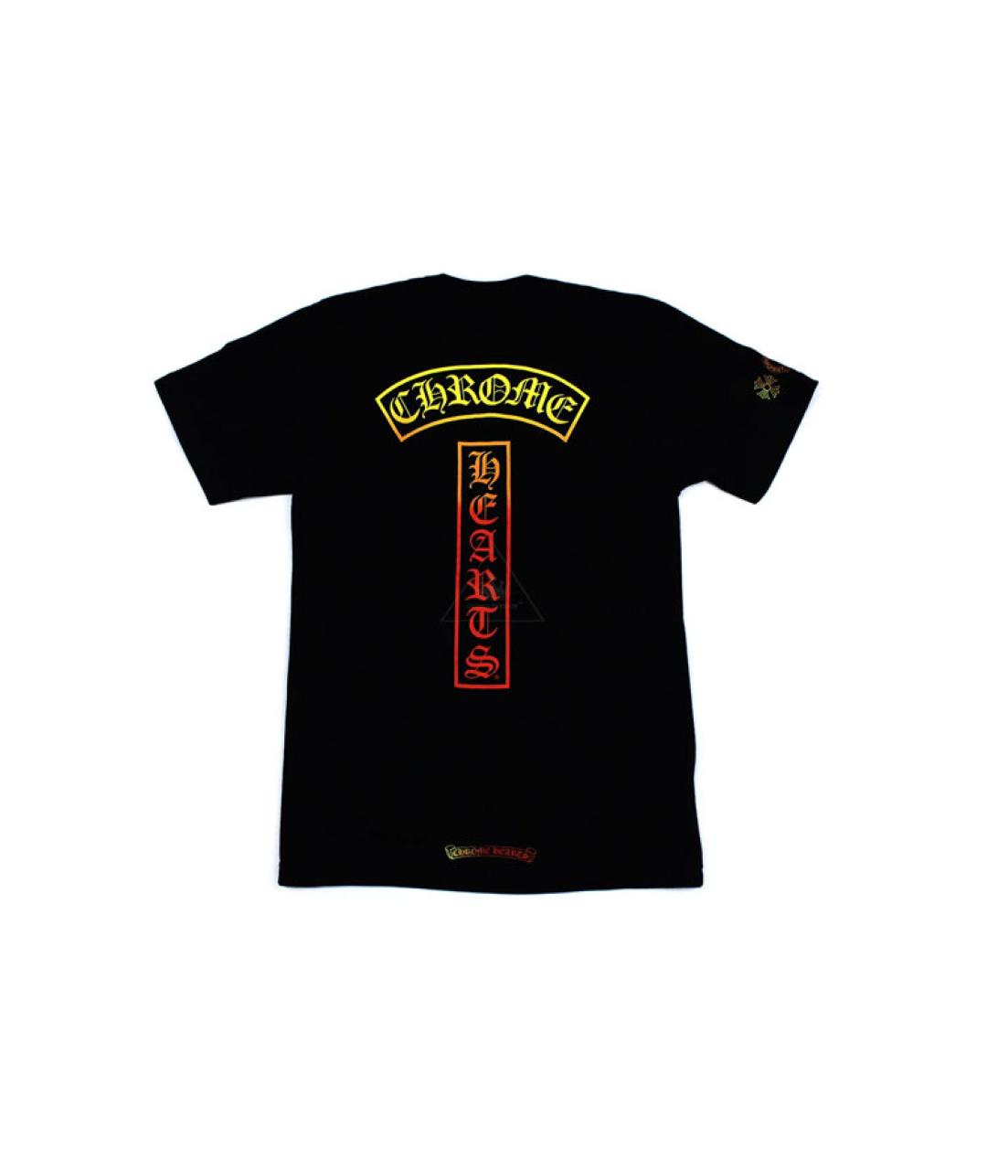 CHROME HEARTS Черная хлопковая футболка, фото 2