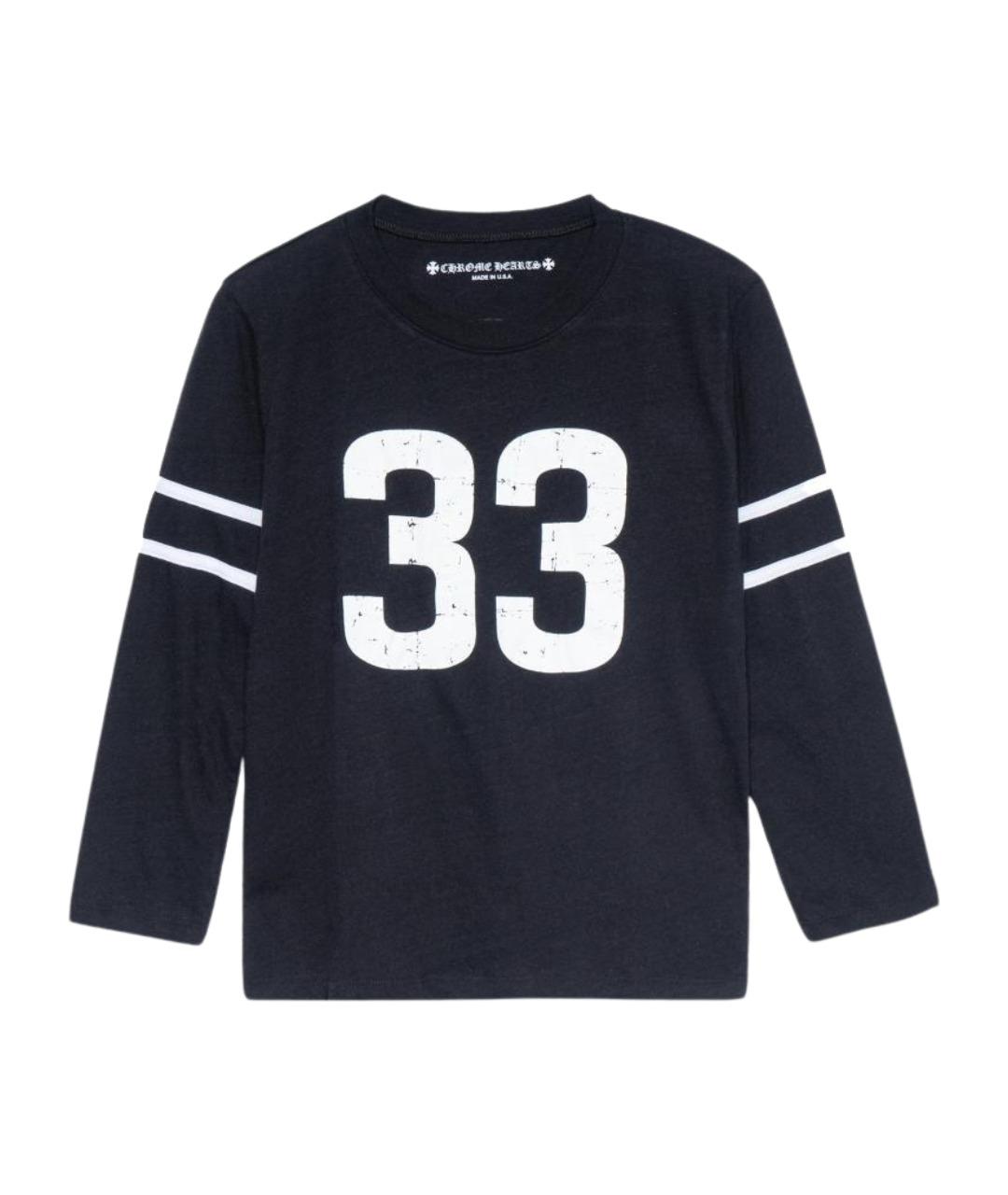 CHROME HEARTS Черная хлопковая футболка, фото 1