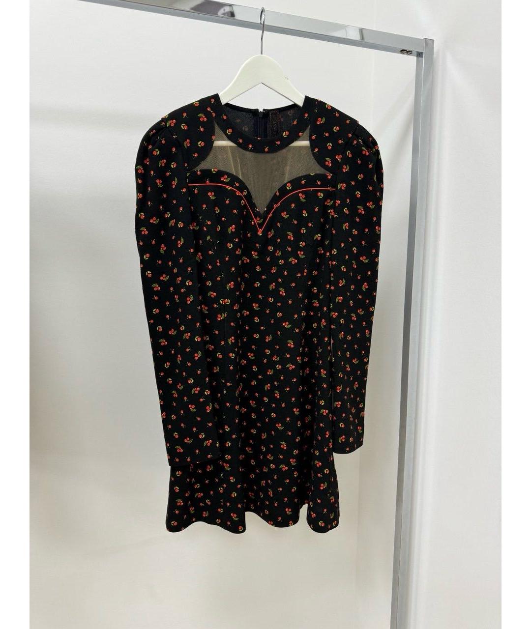 ULYANA SERGEENKO Черное повседневное платье, фото 9