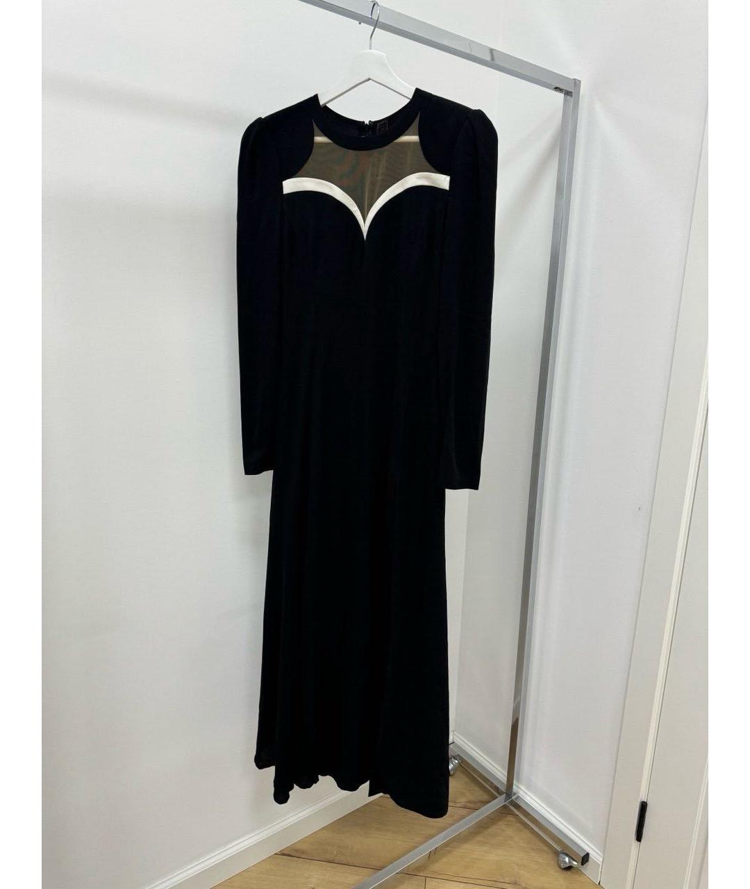 ULYANA SERGEENKO Черное повседневное платье, фото 8