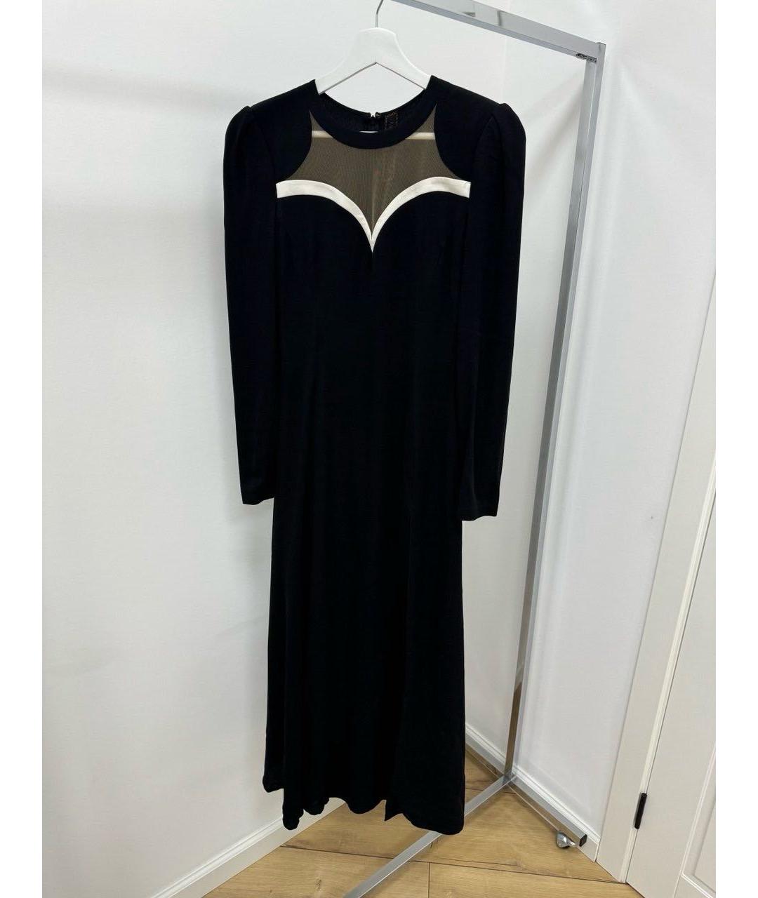 ULYANA SERGEENKO Черное повседневное платье, фото 3