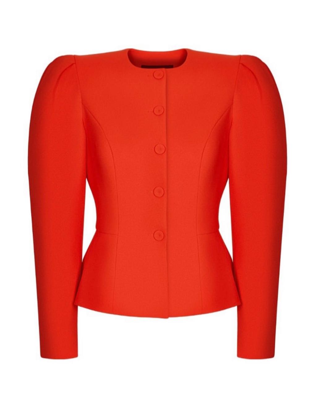 ULYANA SERGEENKO Красный вискозный костюм с юбками, фото 9