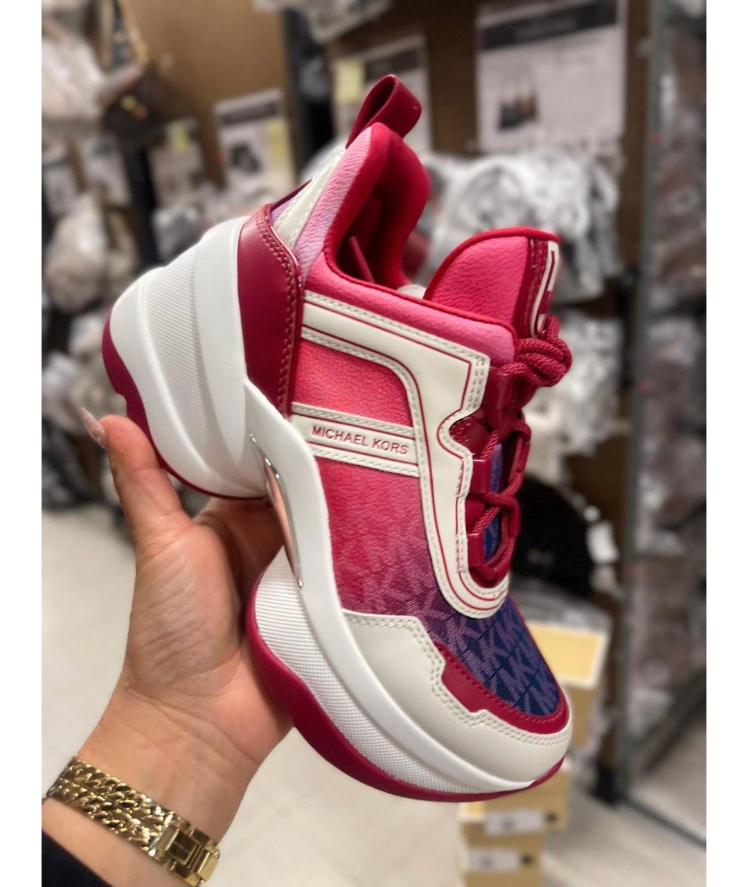 MICHAEL KORS Розовые кроссовки, фото 3