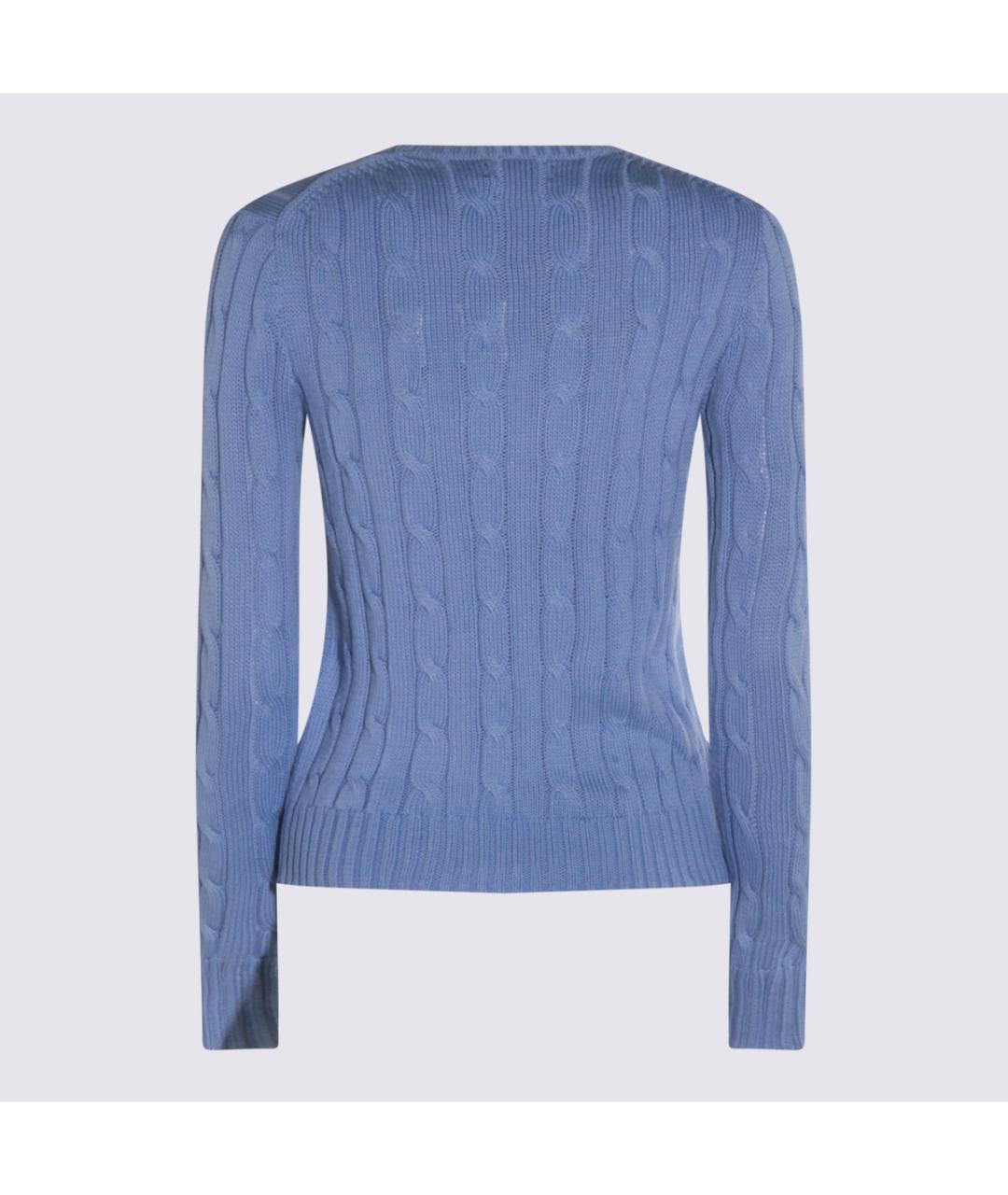 POLO RALPH LAUREN Синий хлопковый джемпер / свитер, фото 2