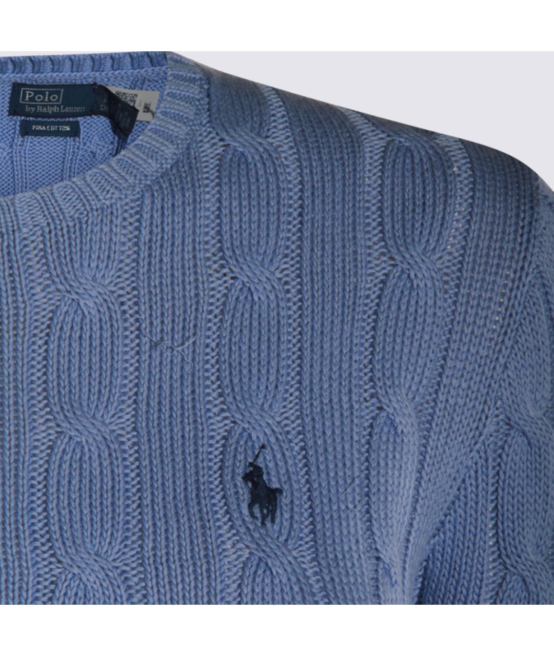 POLO RALPH LAUREN Синий хлопковый джемпер / свитер, фото 3