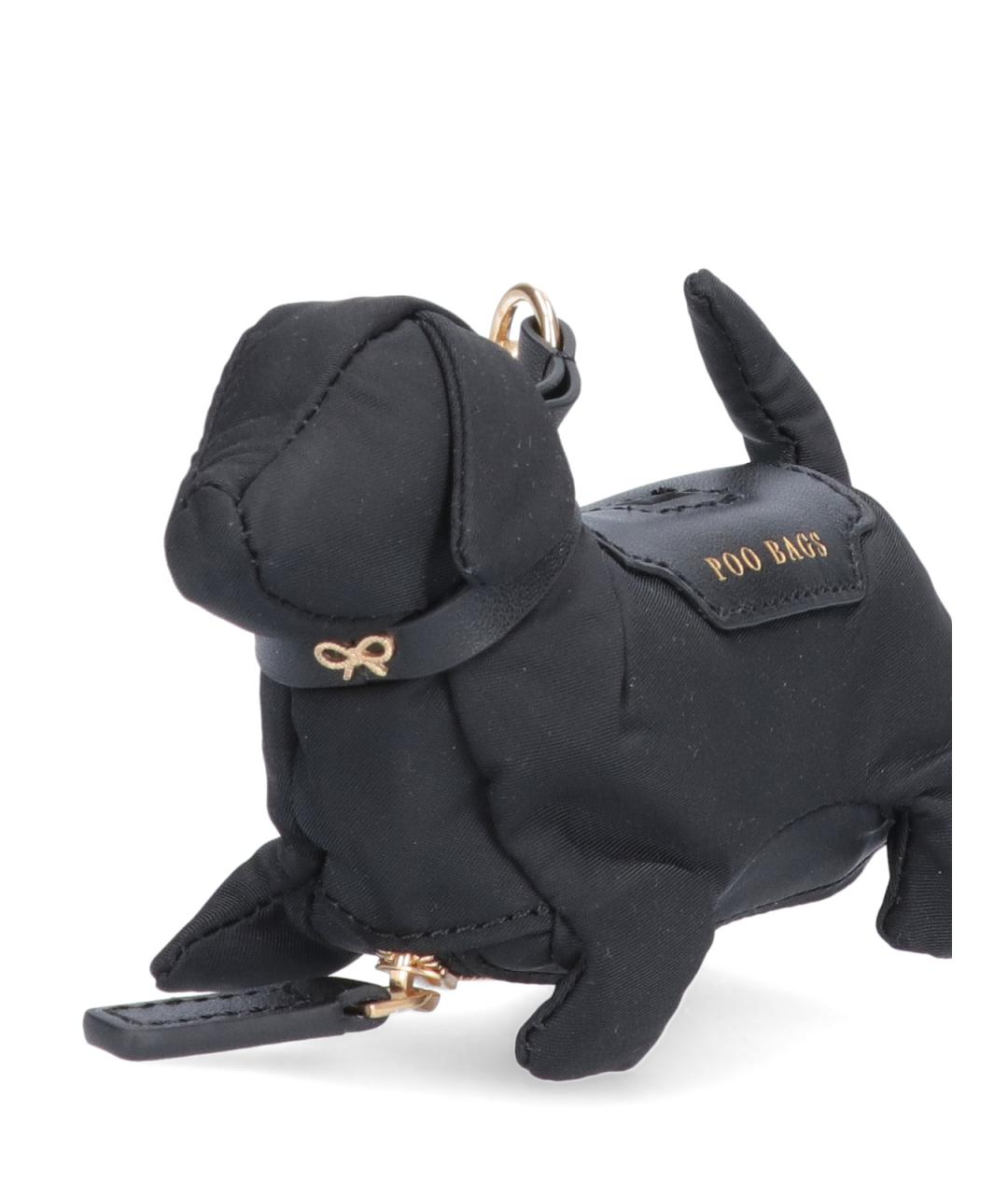 ANYA HINDMARCH Черный брелок, фото 3