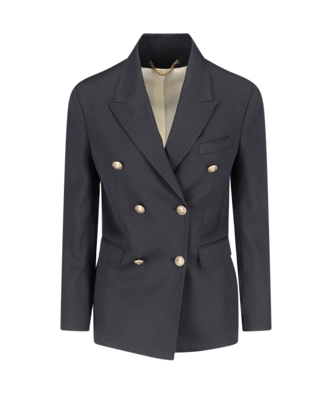 GOLDEN GOOSE DELUXE BRAND Черный шерстяной жакет/пиджак, фото 1