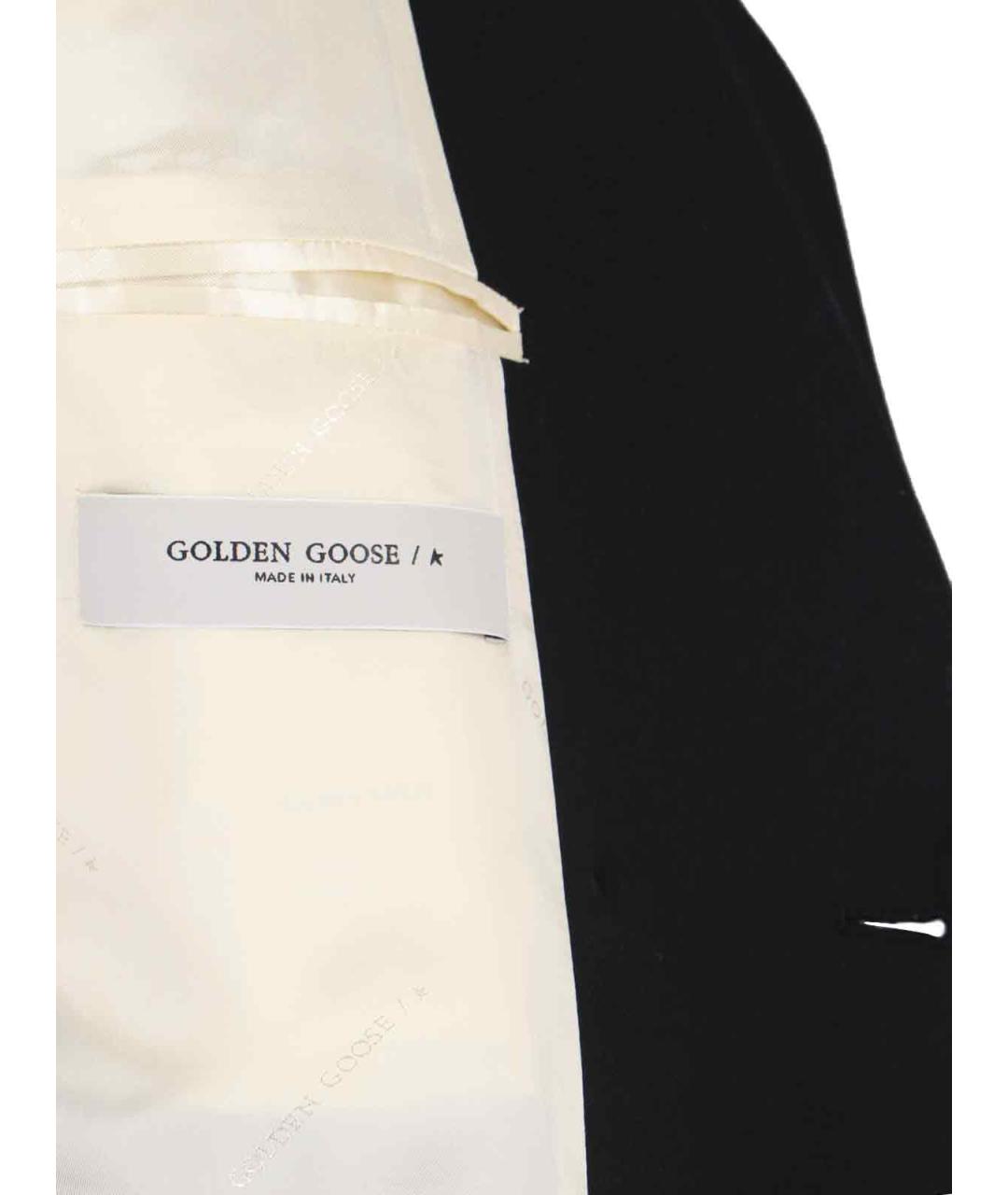 GOLDEN GOOSE DELUXE BRAND Черный шерстяной жакет/пиджак, фото 5